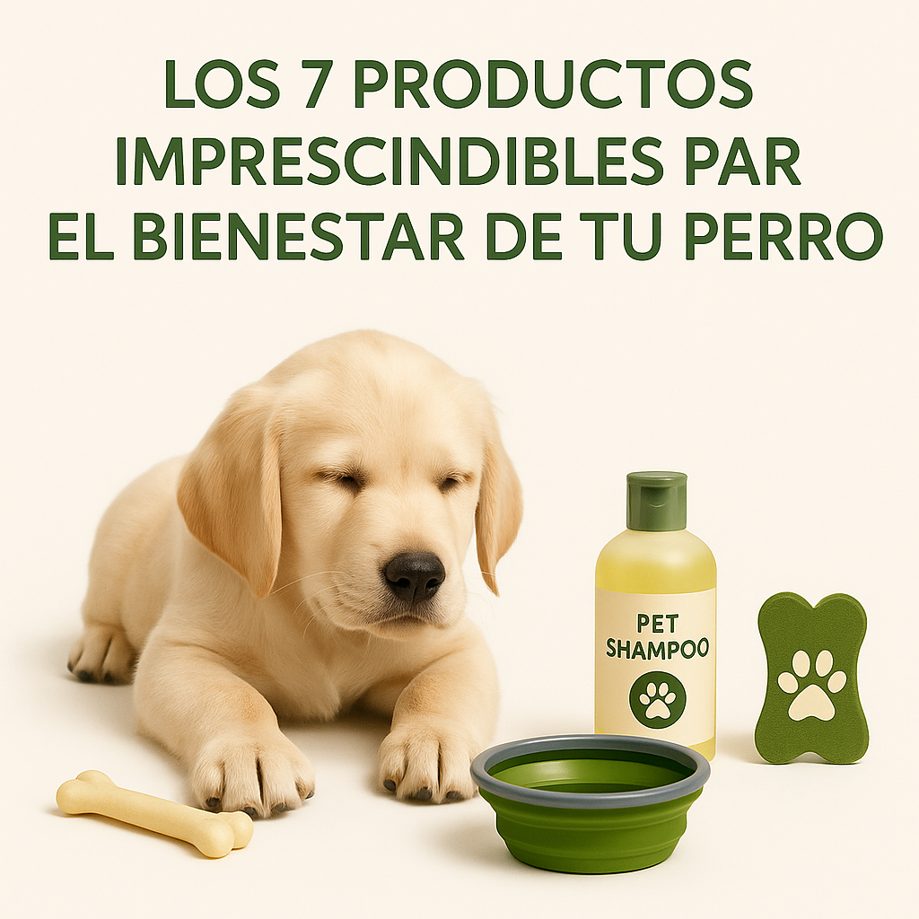 Los 7 artículos imprescindibles para tu perro