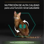 Purina PRO PLAN Sterilised Pavo 1,5 kg – Gatos Esterilizados Adultos Renal Plus - Imagen 4