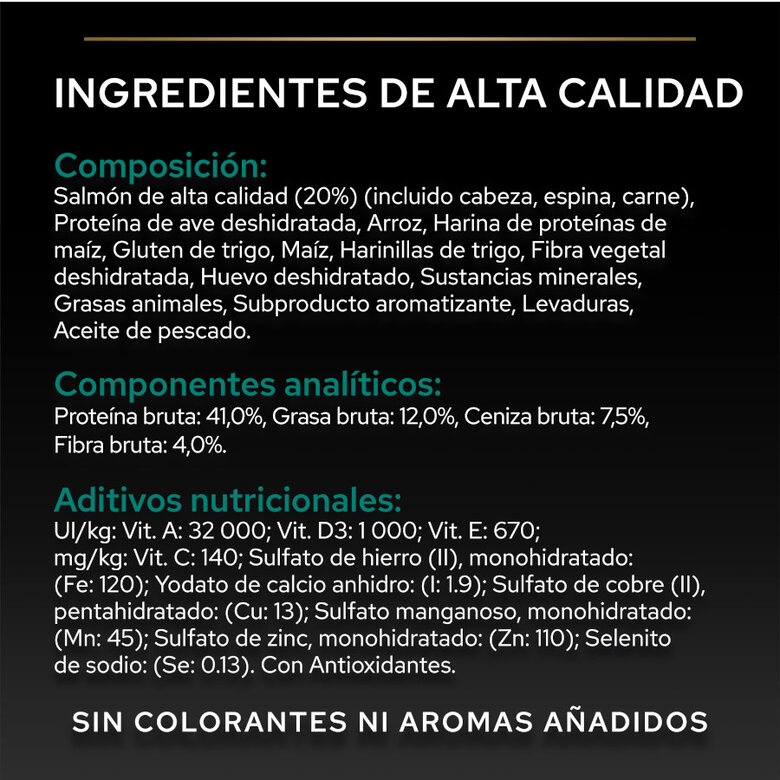 Purina PRO PLAN Sterilised Salmón 1,5 kg – Gatos Esterilizados Adultos Renal Plus - Imagen 3