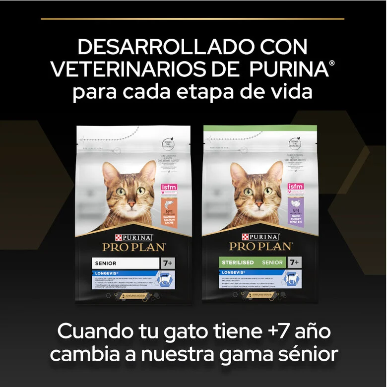 Purina PRO PLAN Sterilised Salmón 1,5 kg – Gatos Esterilizados Adultos Renal Plus - Imagen 6