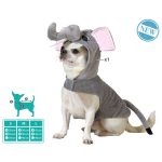 Disfraz de Elefante para Perros – Ropa de Animales Divertida y Suave | Ideal para Halloween o Carnaval
