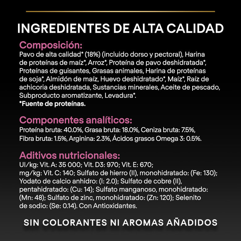 Purina Pro Plan Delicate Digestion con Pavo 1.5 kg – Pienso para Gatos Adultos con Digestión Sensible - Imagen 4