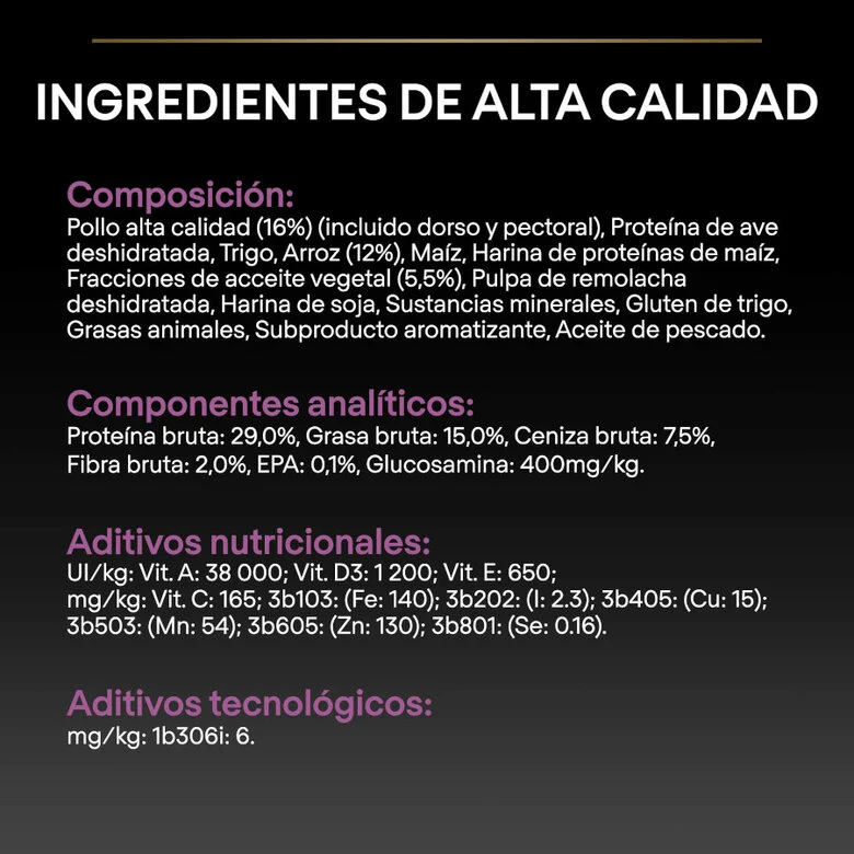 Purina PRO PLAN +7 años | Pollo 3 kg – Perros Senior Medianos y Grandes - Imagen 4