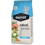 Ownat Classic Kitten Pienso natural con carne fresca y arroz integral para gatitos 1,5Kg