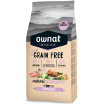 Ownat Just Grain Free Sterilized Pienso natural sin cereales para gatos esterilizados 3Kg