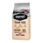 Ownat Just Grain Free Adult Pienso natural sin cereales para perros adultos Pato 14Kg