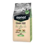 Ownat Just Grain Free Light Pienso light sin cereales y bajo en grasas para Perros Adultos 14Kg